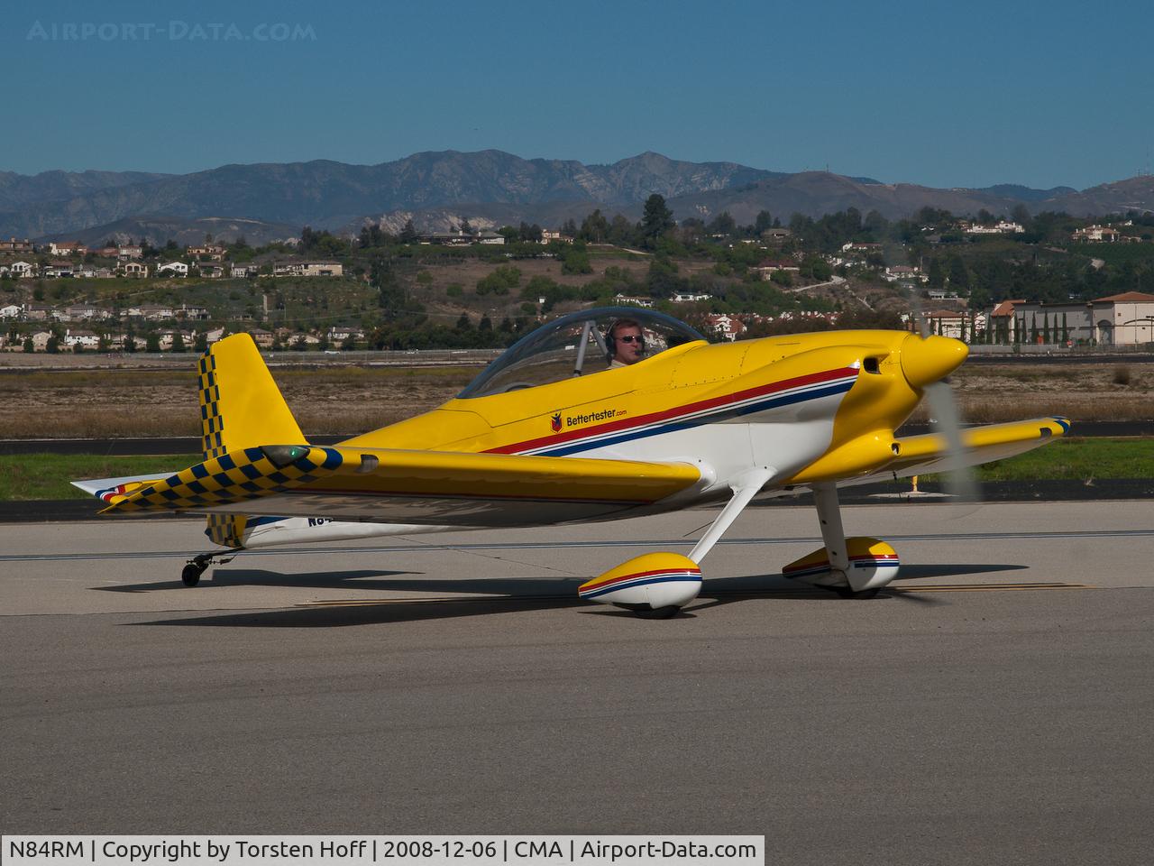 N84RM, 2003 Vans RV-4 C/N 115, N84RM taxiing