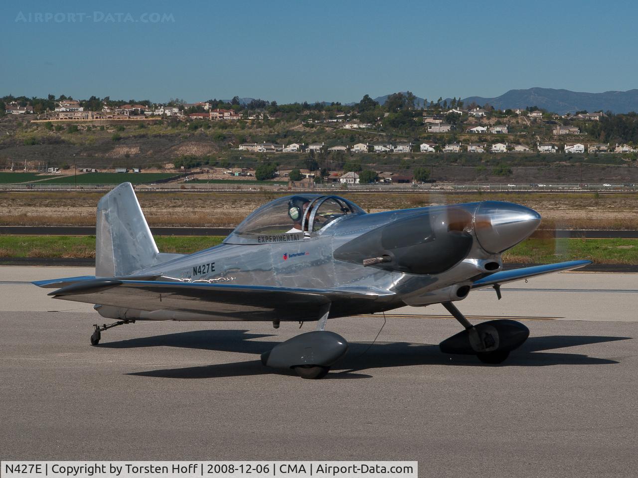 N427E, 1992 Titan T-51 Mustang C/N 1, N427E taxiing