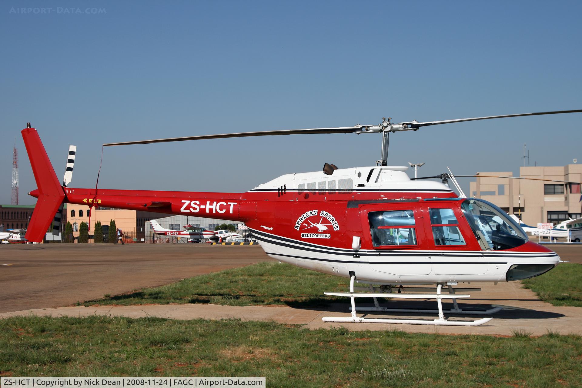 ZS-HCT, Bell 206B-3 C/N 00212, FAGC
