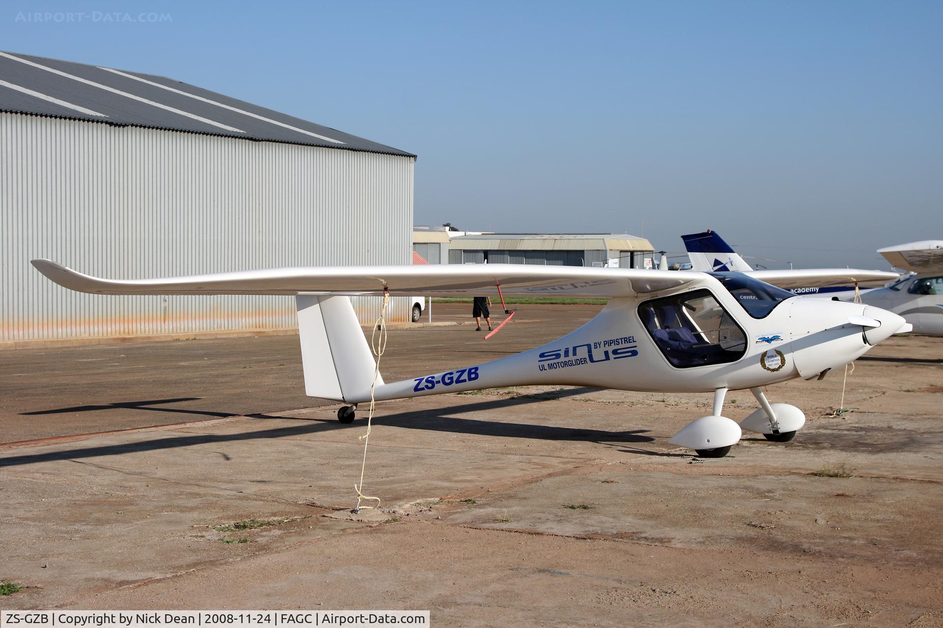 ZS-GZB, 2004 Pipistrel Sinus Motorglider C/N Not found ZS-GZB, FAGC