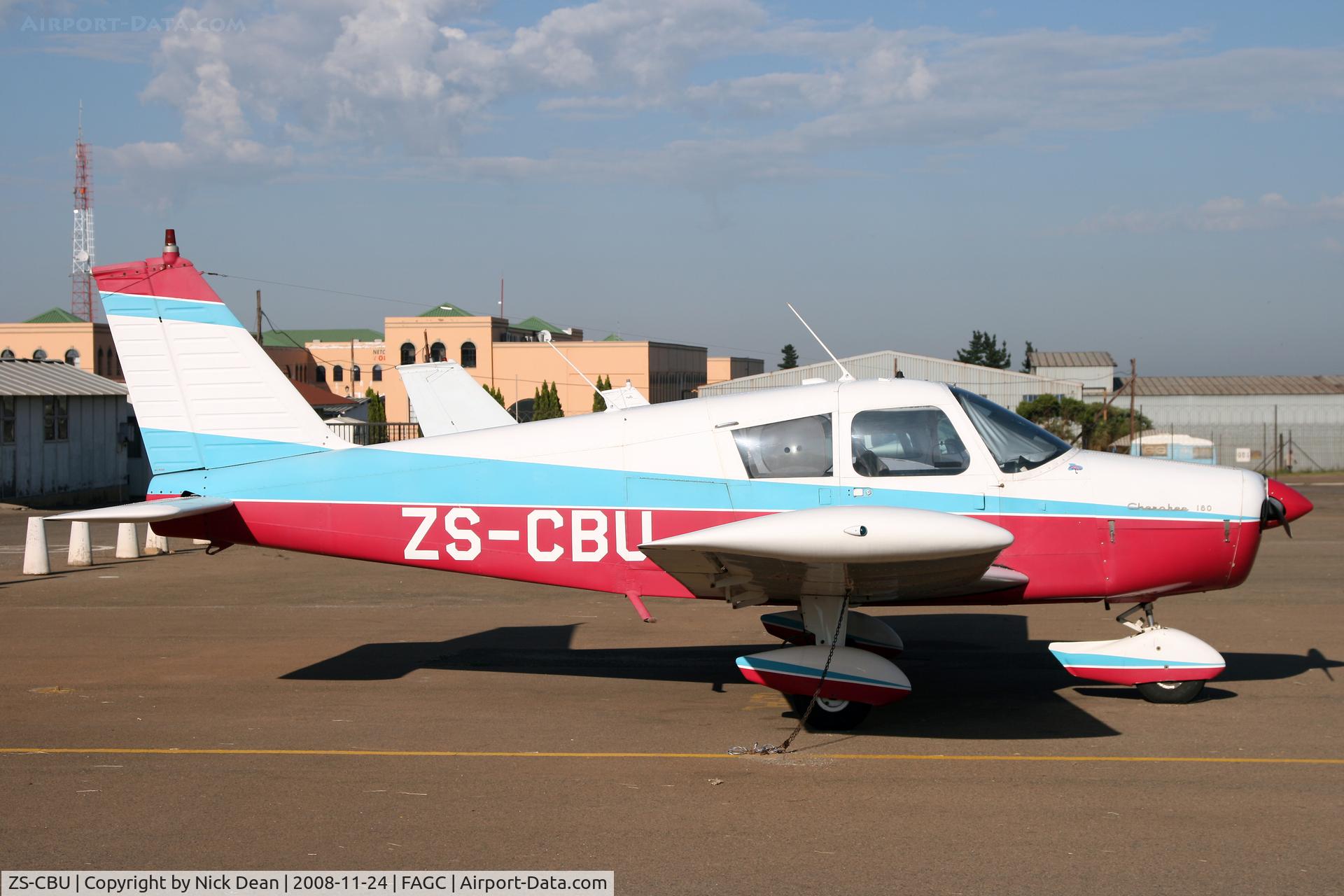 ZS-CBU, Piper PA-28-180 Cherokee B C/N 28-1031, FAGC