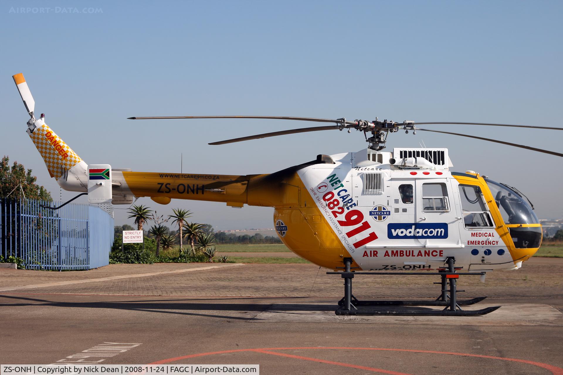 ZS-ONH, MBB Bo-105 C/N S-2019, FAGC
