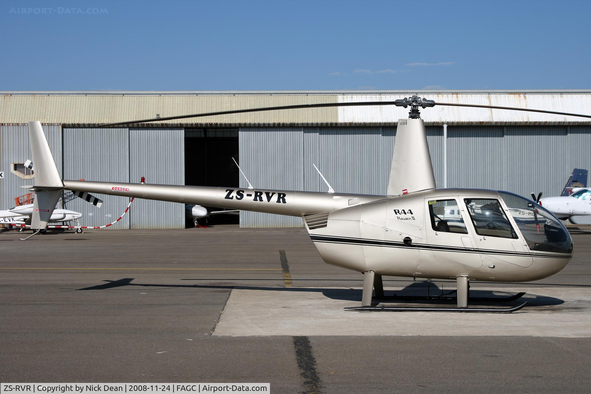 ZS-RVR, Robinson R44 Raven II C/N 10511, FAGC