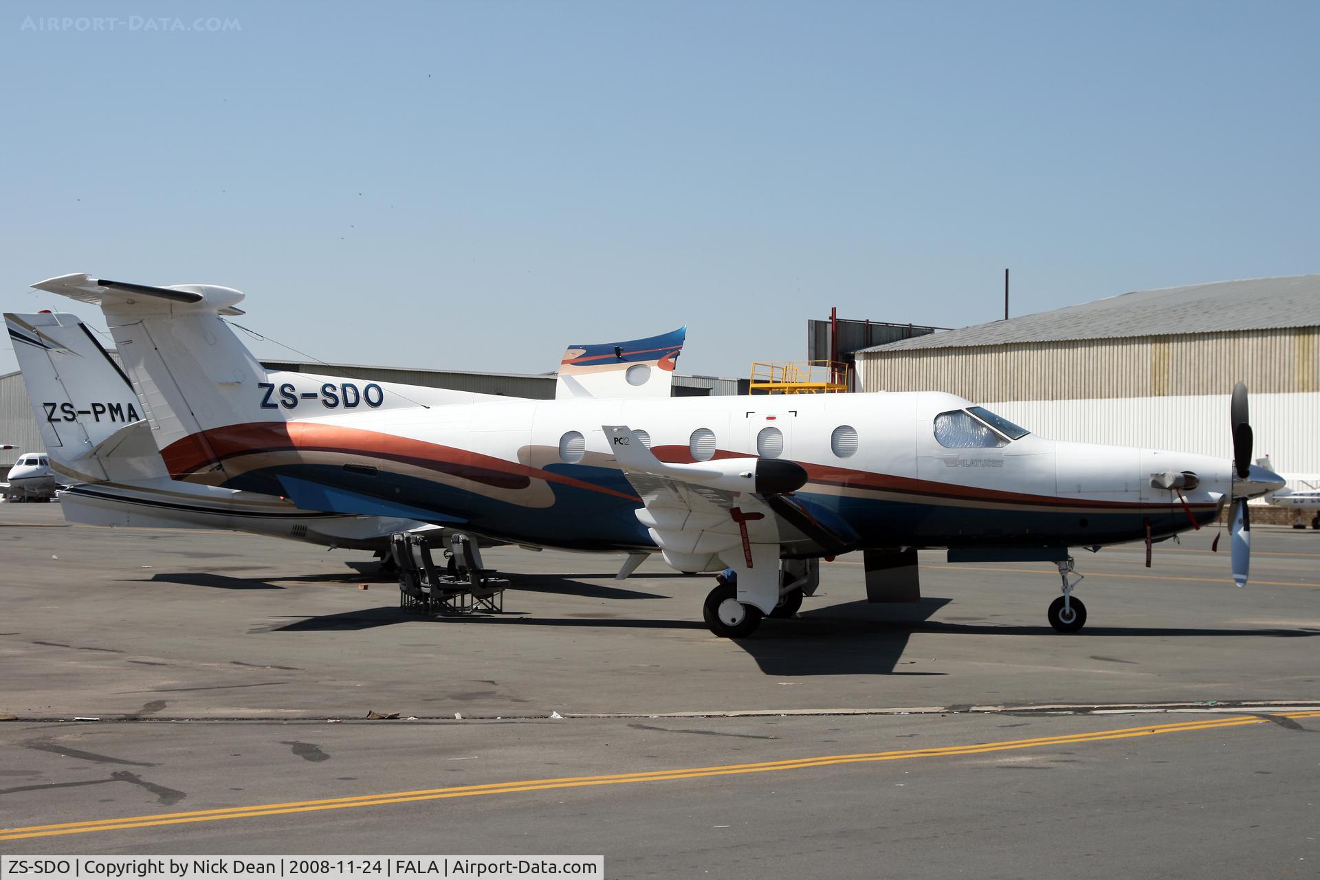 ZS-SDO, Pilatus PC-12 C/N 282, FALA