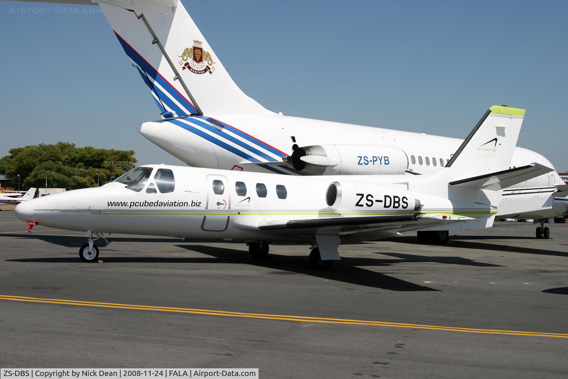 ZS-DBS, 1973 Cessna 500 Citation I C/N 500-0061, FALA