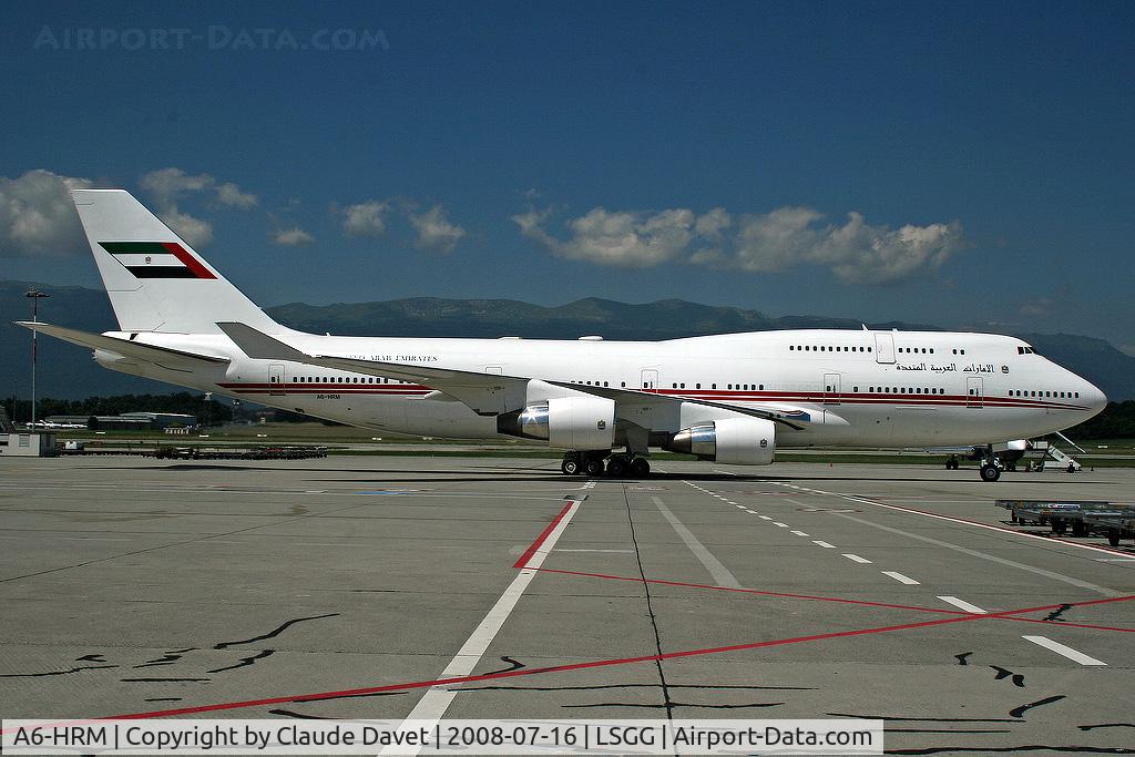 A6-HRM, 1998 Boeing 747-422 C/N 26903, Dubai Air Wing / Royal Flight