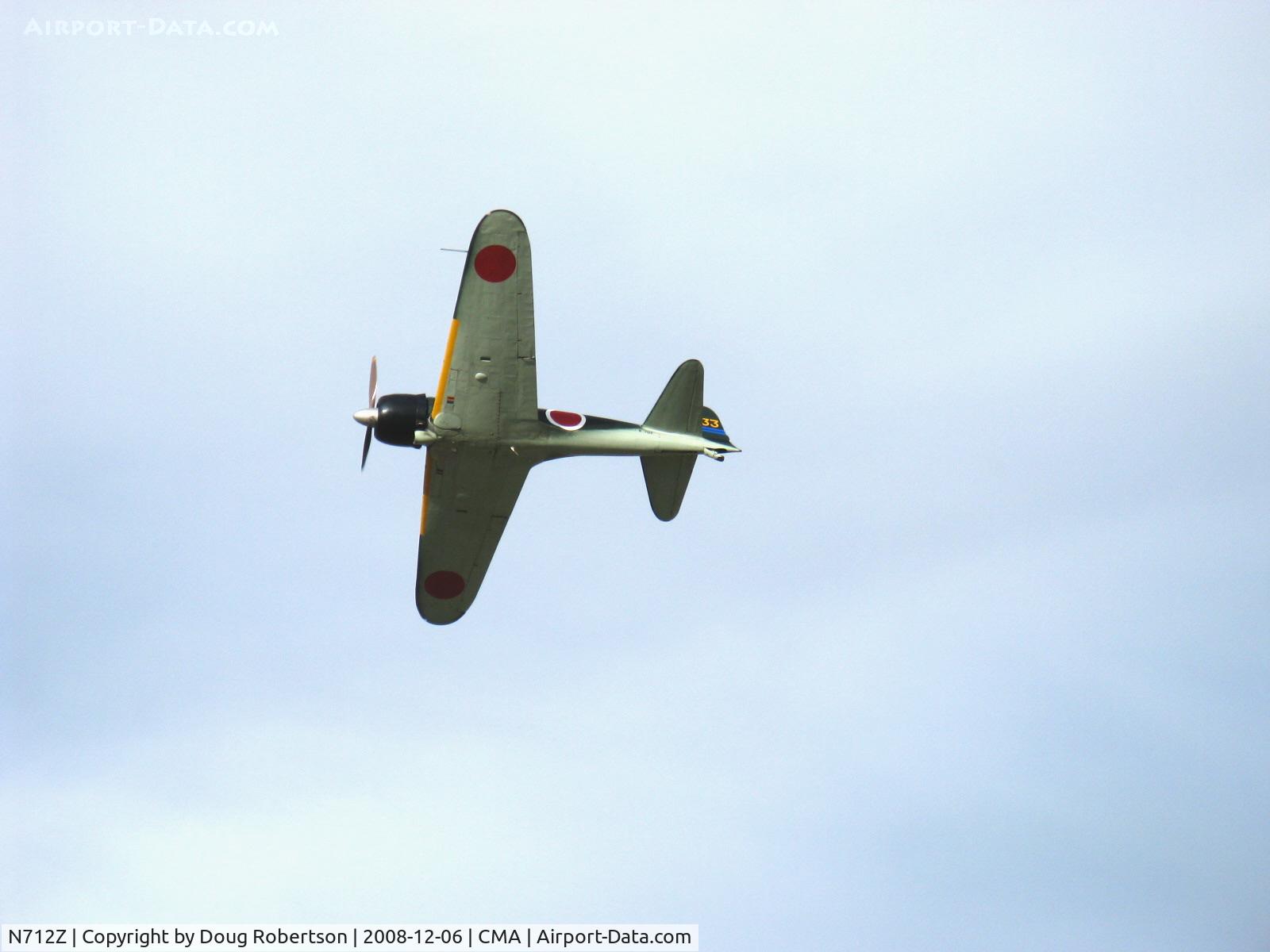 N712Z, 1942 Mitsubishi A6M3 Reisen (Zero) C/N 3869, 1942 Mitsubishi A6M3 ZERO-SEN 'ZEKE', P&W R-1830, fast pass