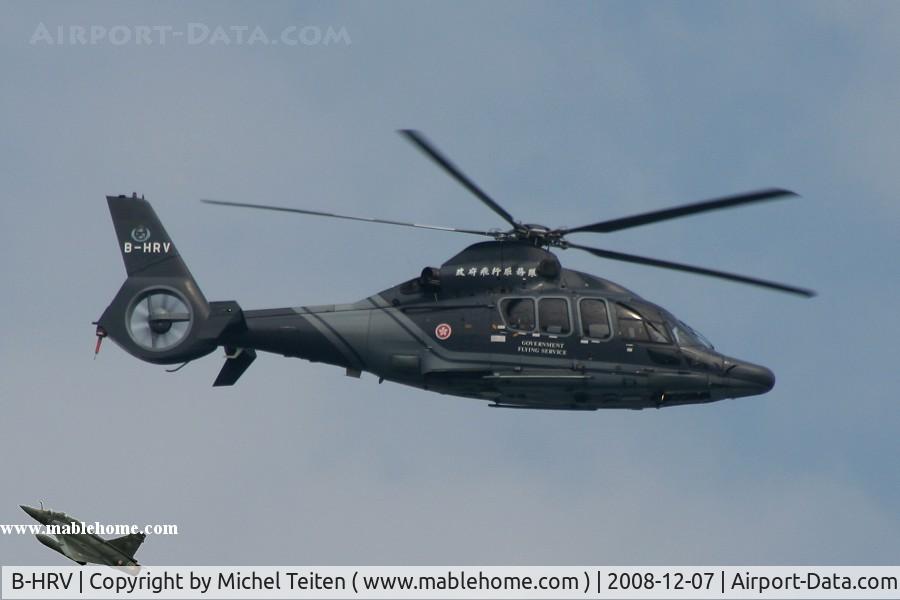 B-HRV, Eurocopter EC-155B-1 C/N 6627, Hong Kong - Government Flying Service over Victoria Harbour
