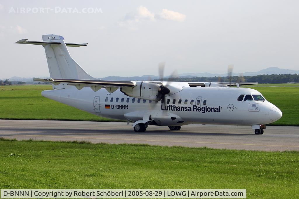 D-BNNN, 1997 ATR 42-500 C/N 551, Flight to GRZ/LOWG