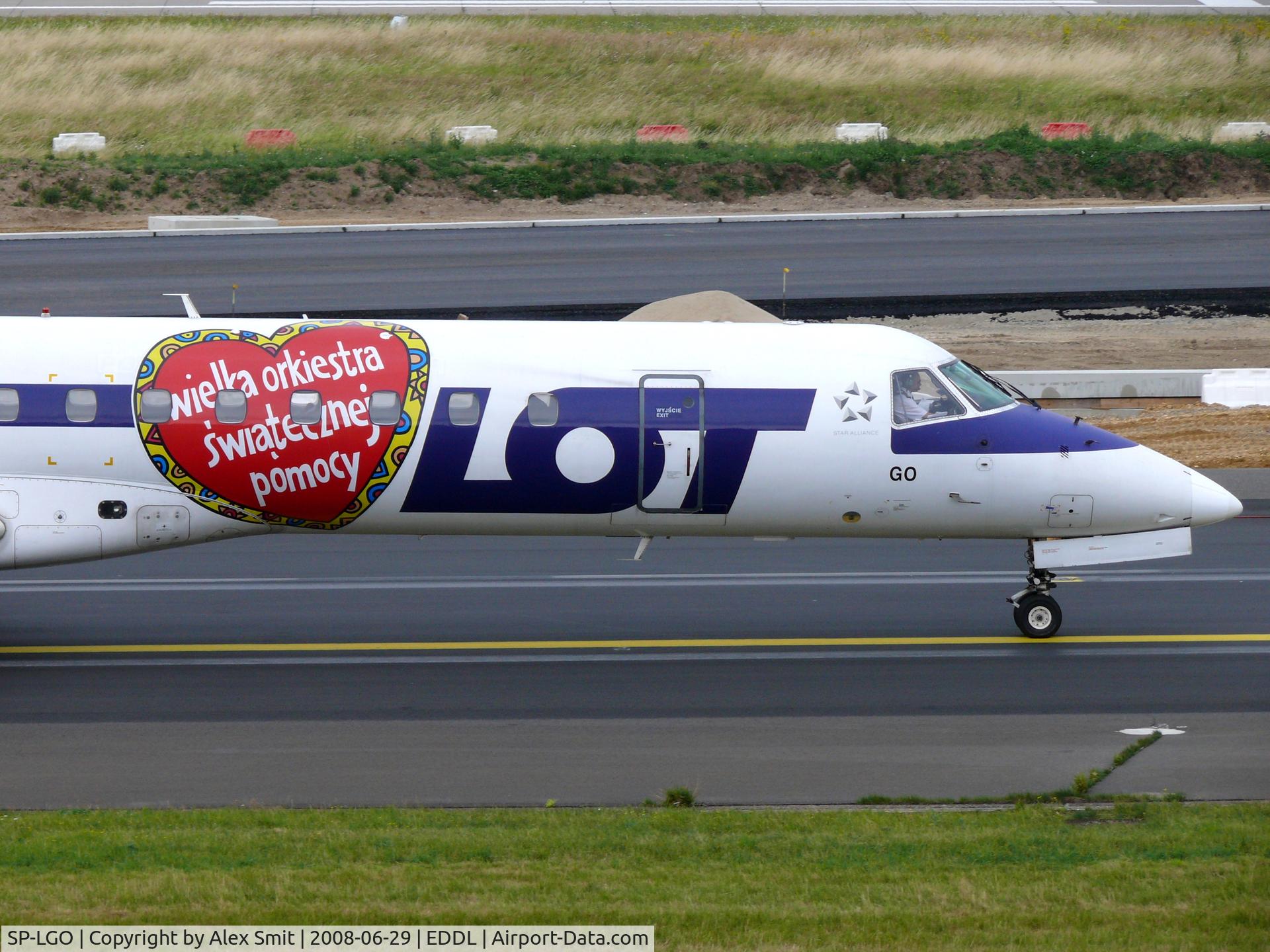 SP-LGO, 2002 Embraer EMB-145MP (ERJ-145MP) C/N 145560, Embraer ERJ145MP SP-LGO LOT Polish Airlines with sticker: 