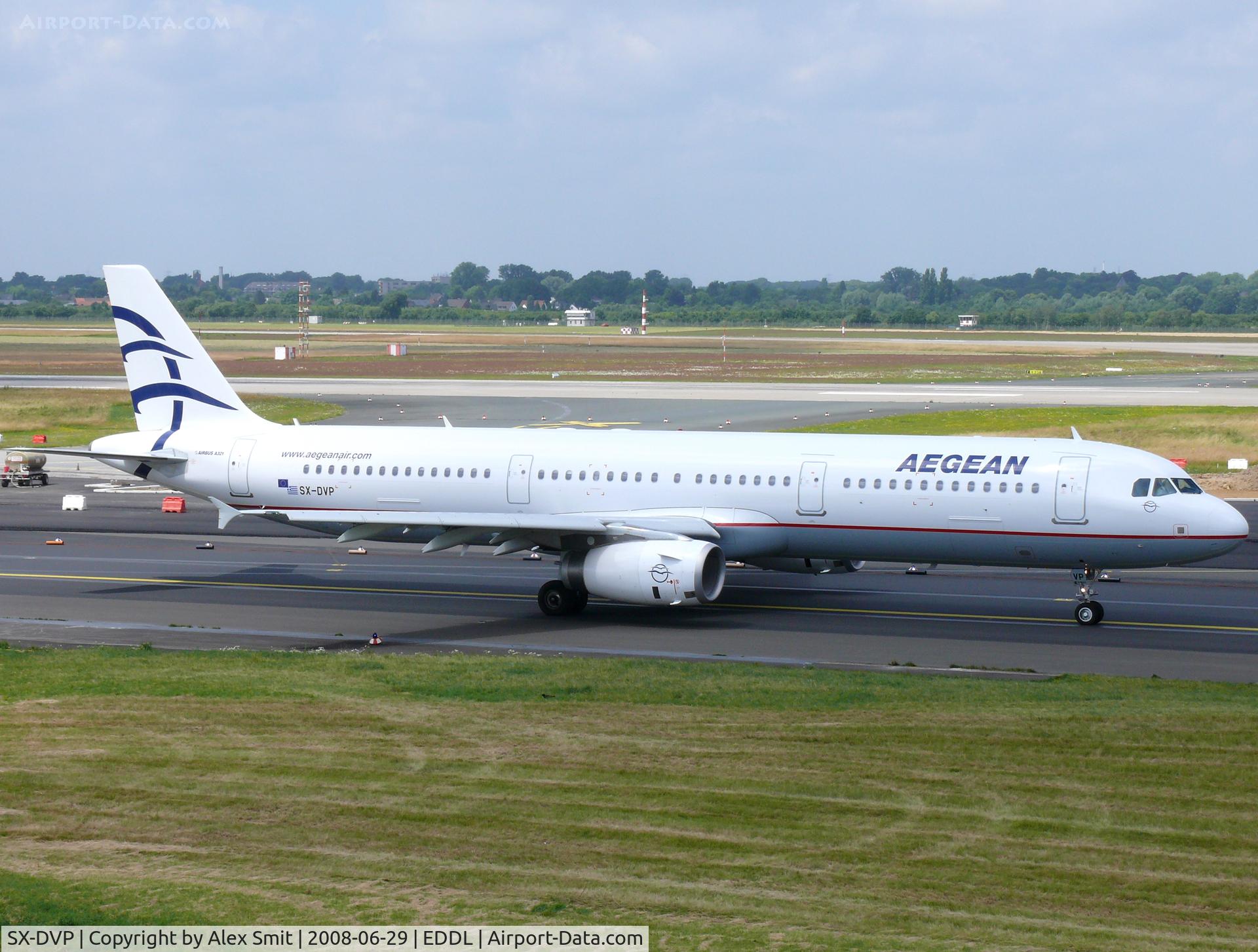 SX-DVP, 2008 Airbus A321-232 C/N 3527, Airbus Industries A321-232 SX-DVP Aegean