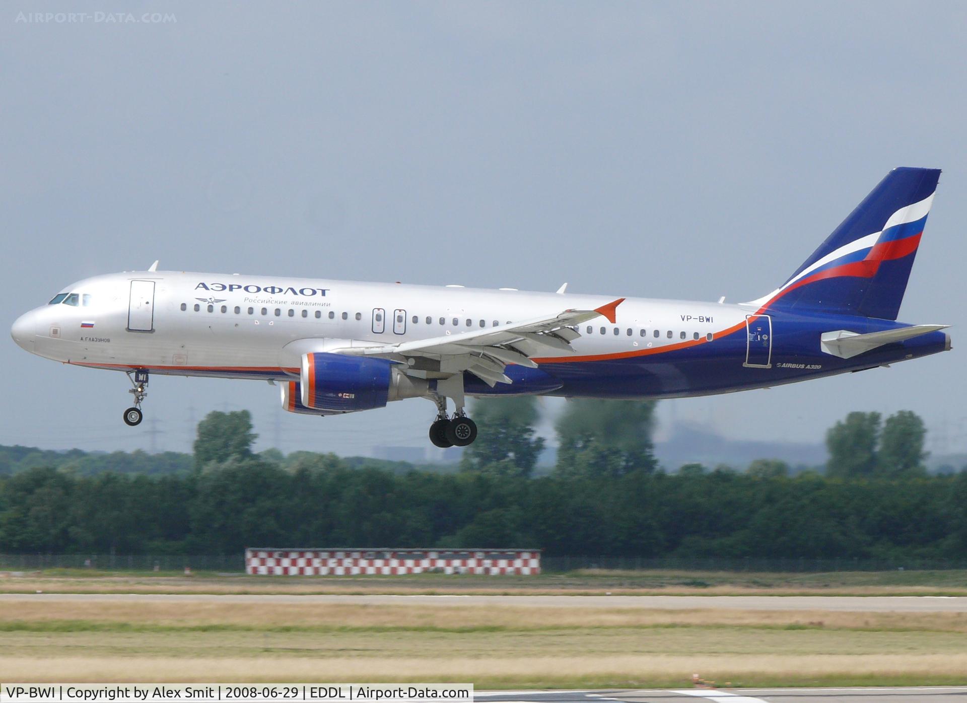VP-BWI, 2004 Airbus A320-214 C/N 2163, Airbus Industries A320-214 VP-BWI Aeroflot