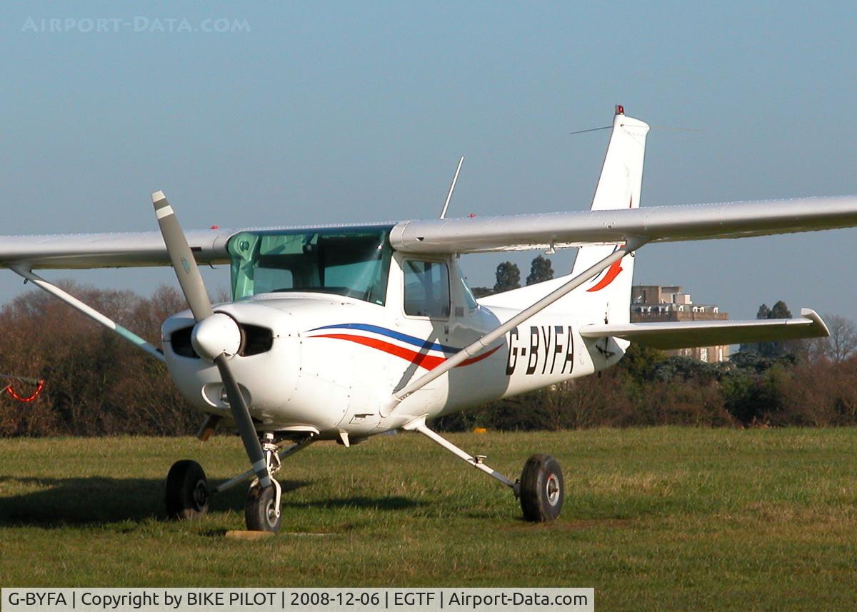 G-BYFA, 1985 Reims Cessna F152 C/N 1968, AT REST AFTER BUSY MORNING DOING CIRCUITS
