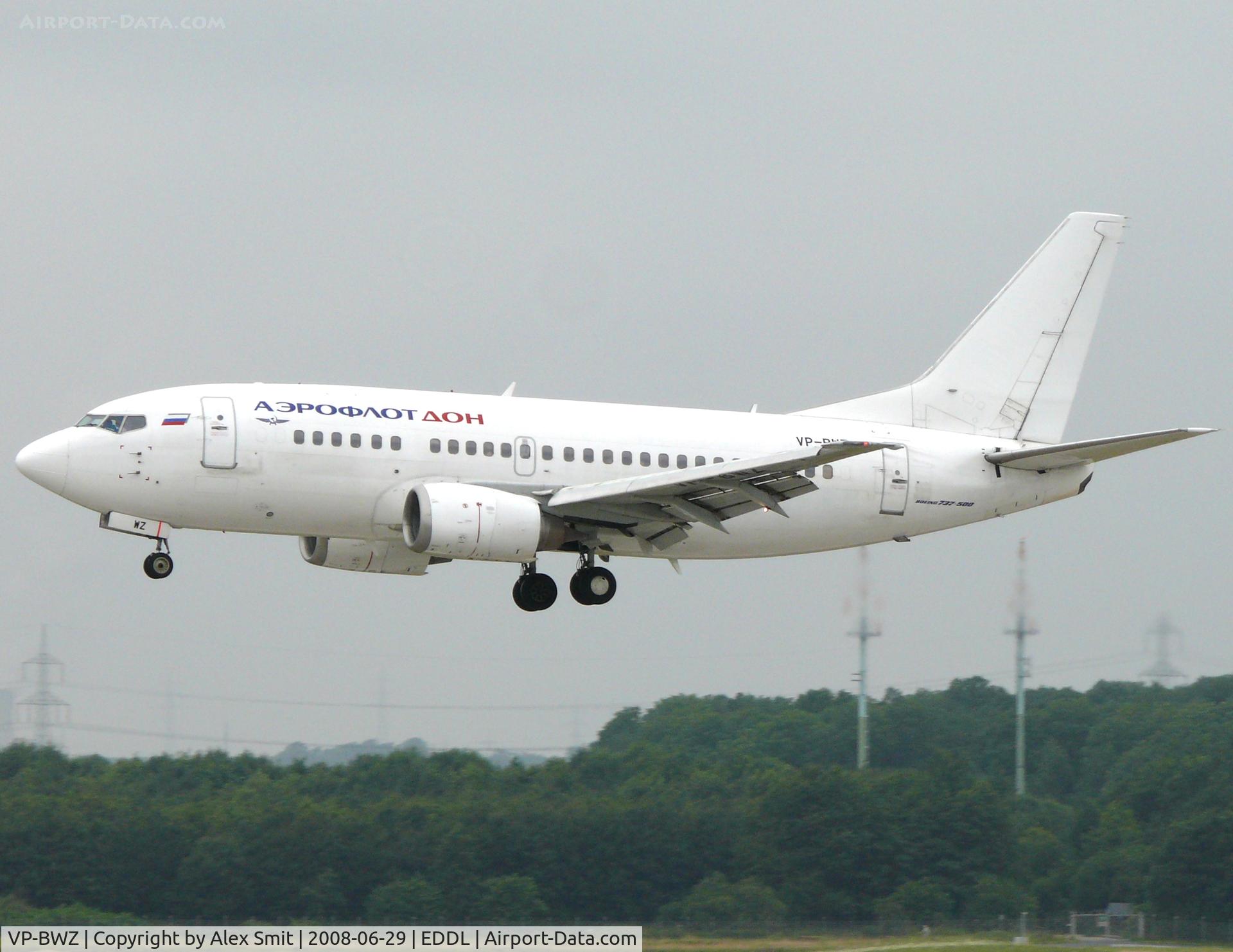 VP-BWZ, 1993 Boeing 737-528 C/N 27304, Boeing B737-528 VP-BWZ Aeroflot Don