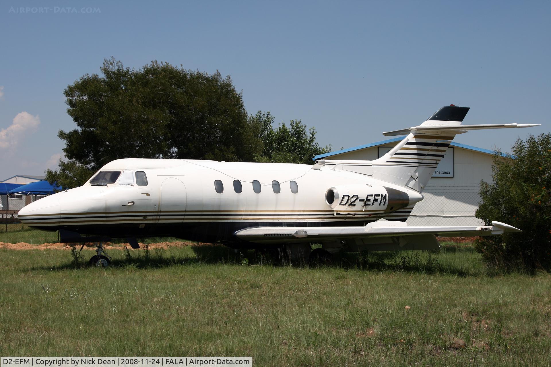 D2-EFM, 1971 Hawker Siddeley HS125-400B C/N 25260, FALA