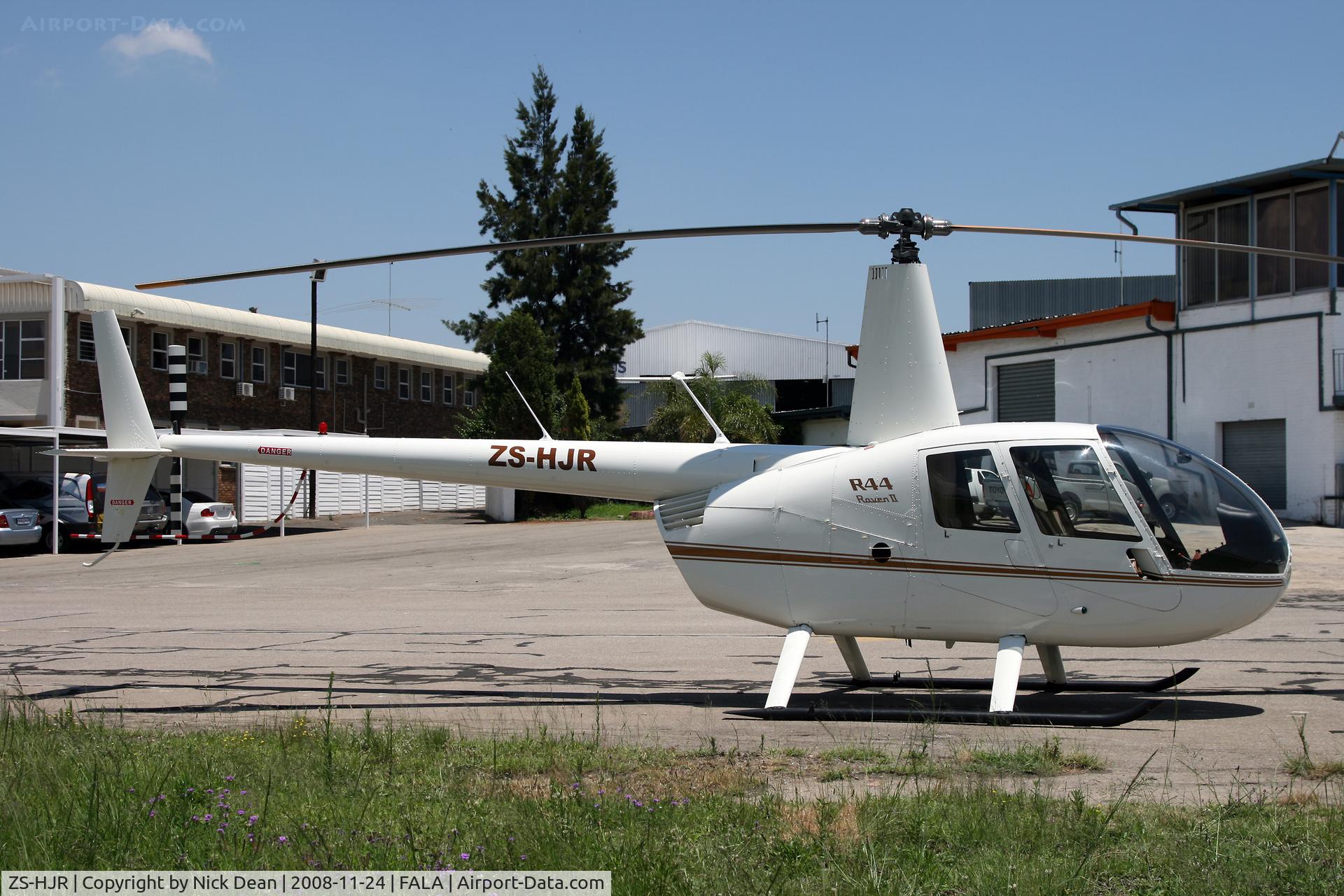 ZS-HJR, 2004 Robinson R44 Raven II C/N 10681, FALA