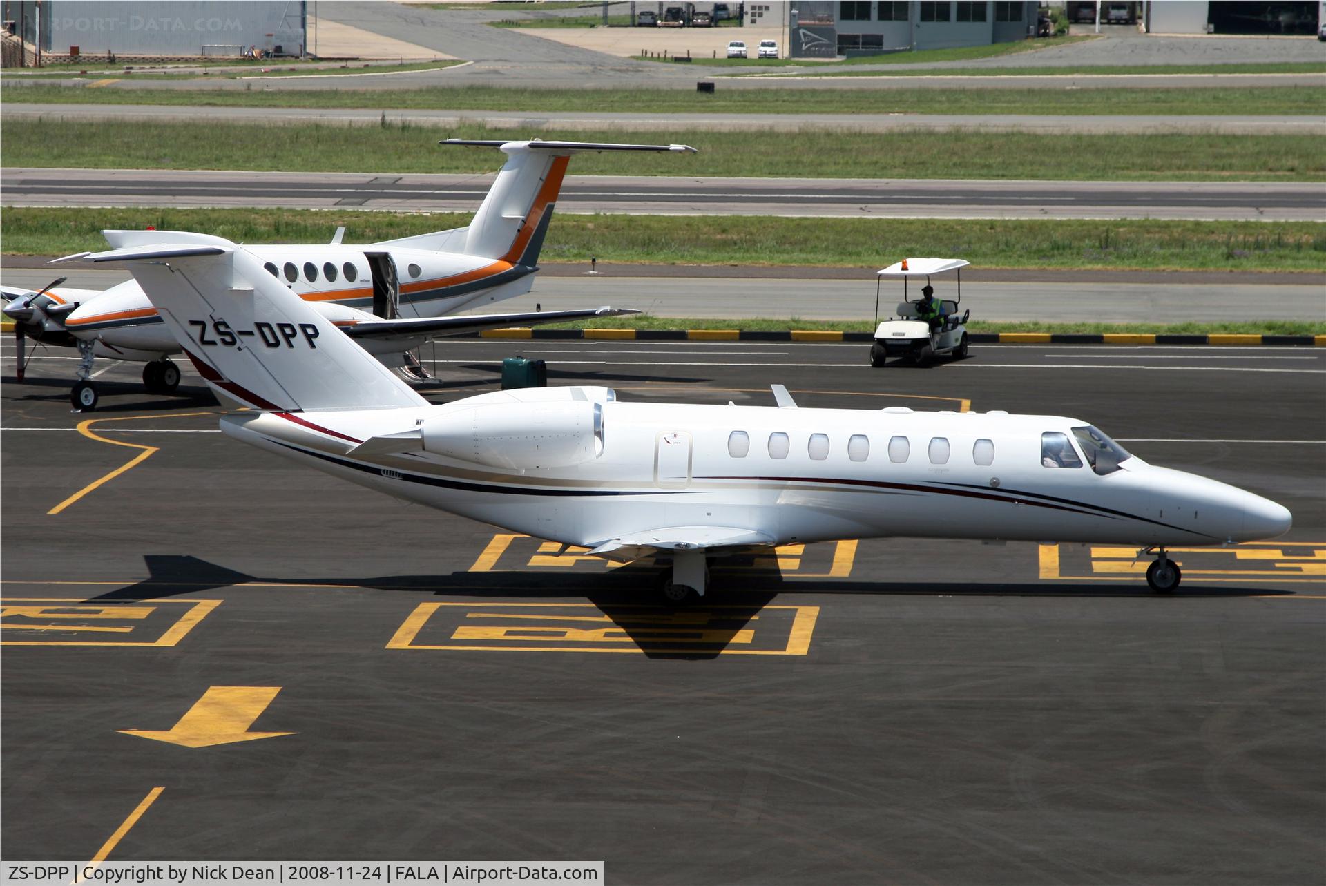 ZS-DPP, 2007 Cessna 525B CitationJet CJ3 C/N 525B-0211, FALA