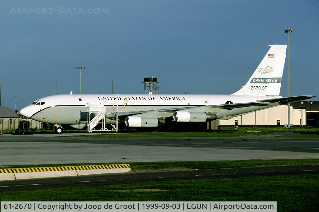 61-2670, 1961 Boeing OC-135B Stratolifter C/N 18346, Picture taken in the last light of the day. I love those evening colours!