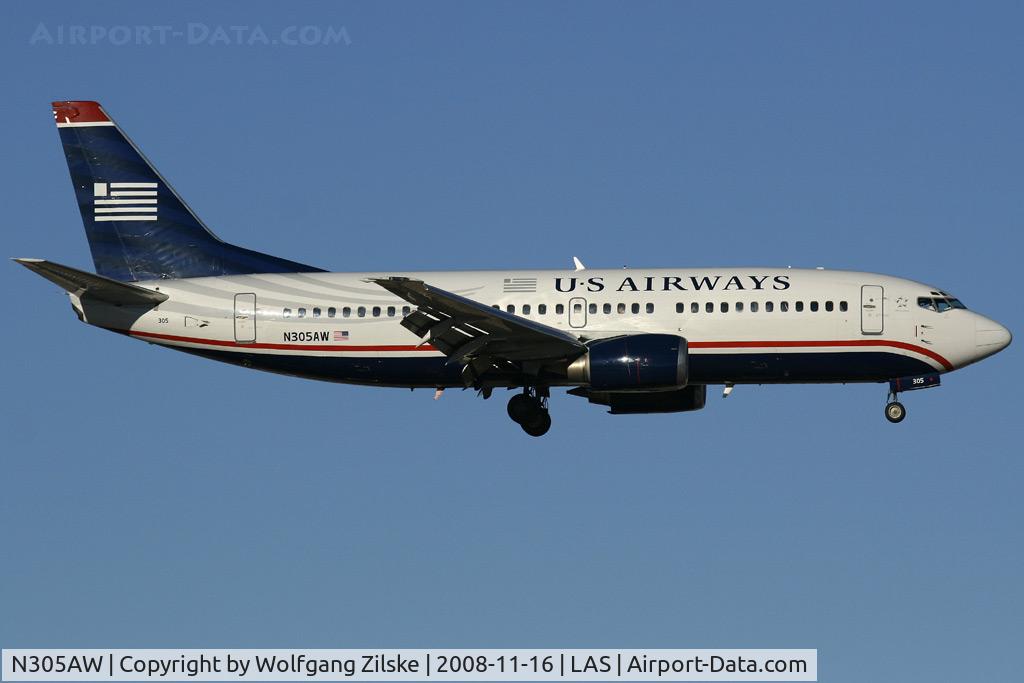 N305AW, 1988 Boeing 737-3G7 C/N 24012, visitor