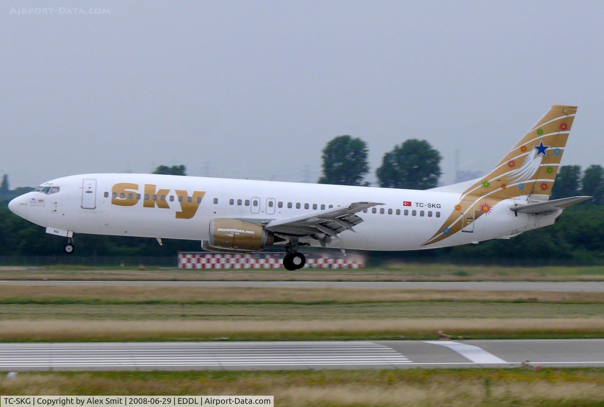 TC-SKG, 1991 Boeing 737-4Q8 C/N 25371, Boeing B737-4Q8 TC-SKG Sky Airlines