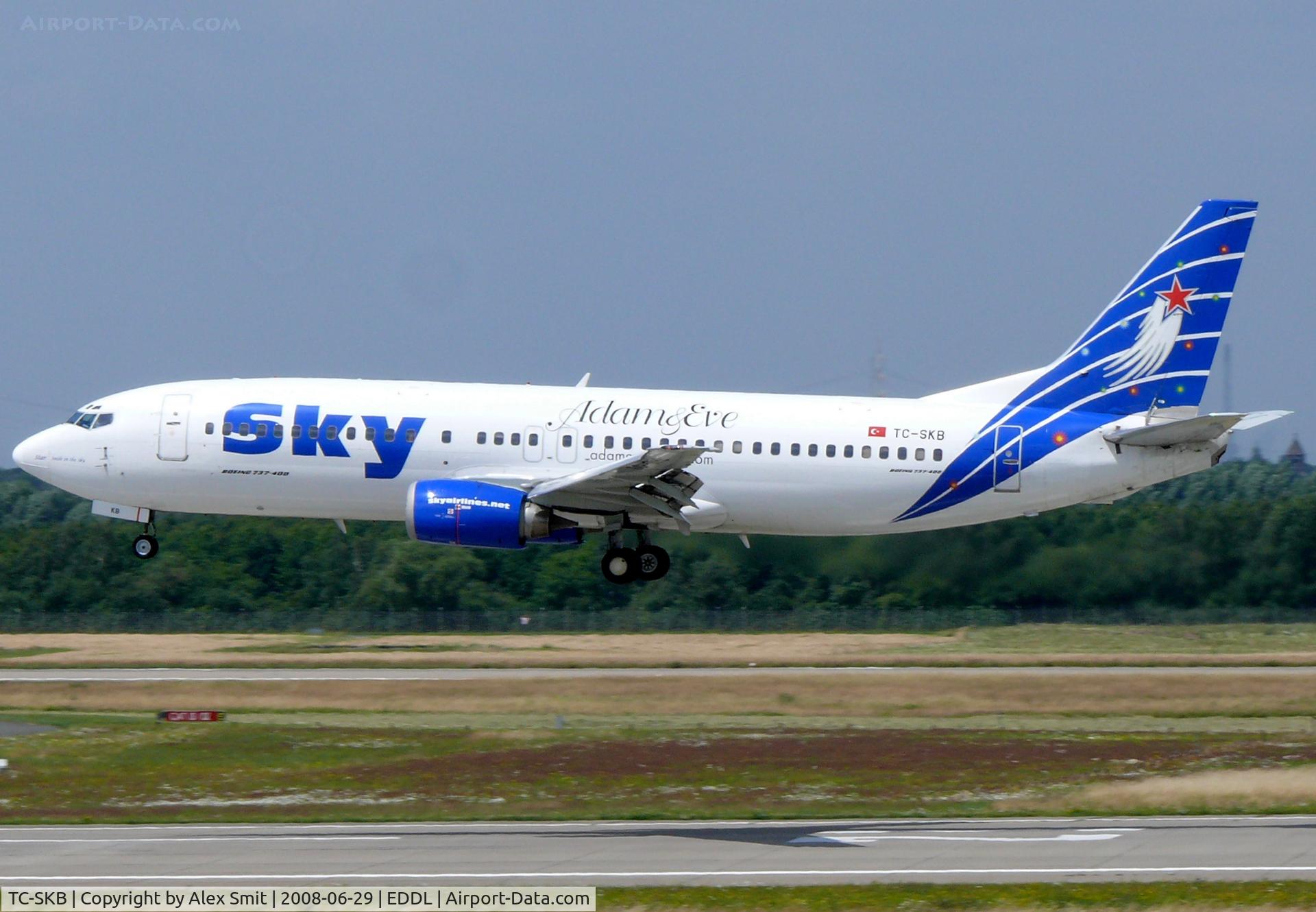 TC-SKB, 1992 Boeing 737-430 C/N 27004, Boeing B737-430 TC-SKB Sky Airlines