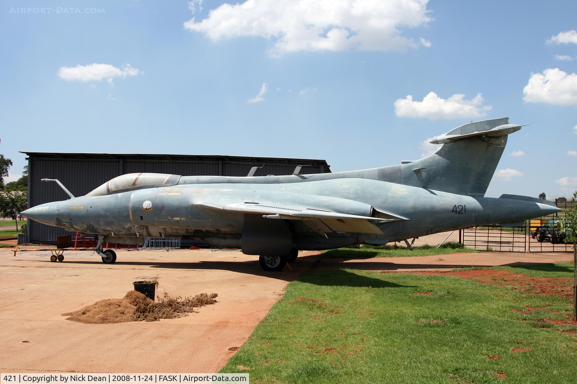 421, Hawker Siddeley Buccaneer S.50 C/N B3-06-64/SA11, FASK Swartkop AFB Museum