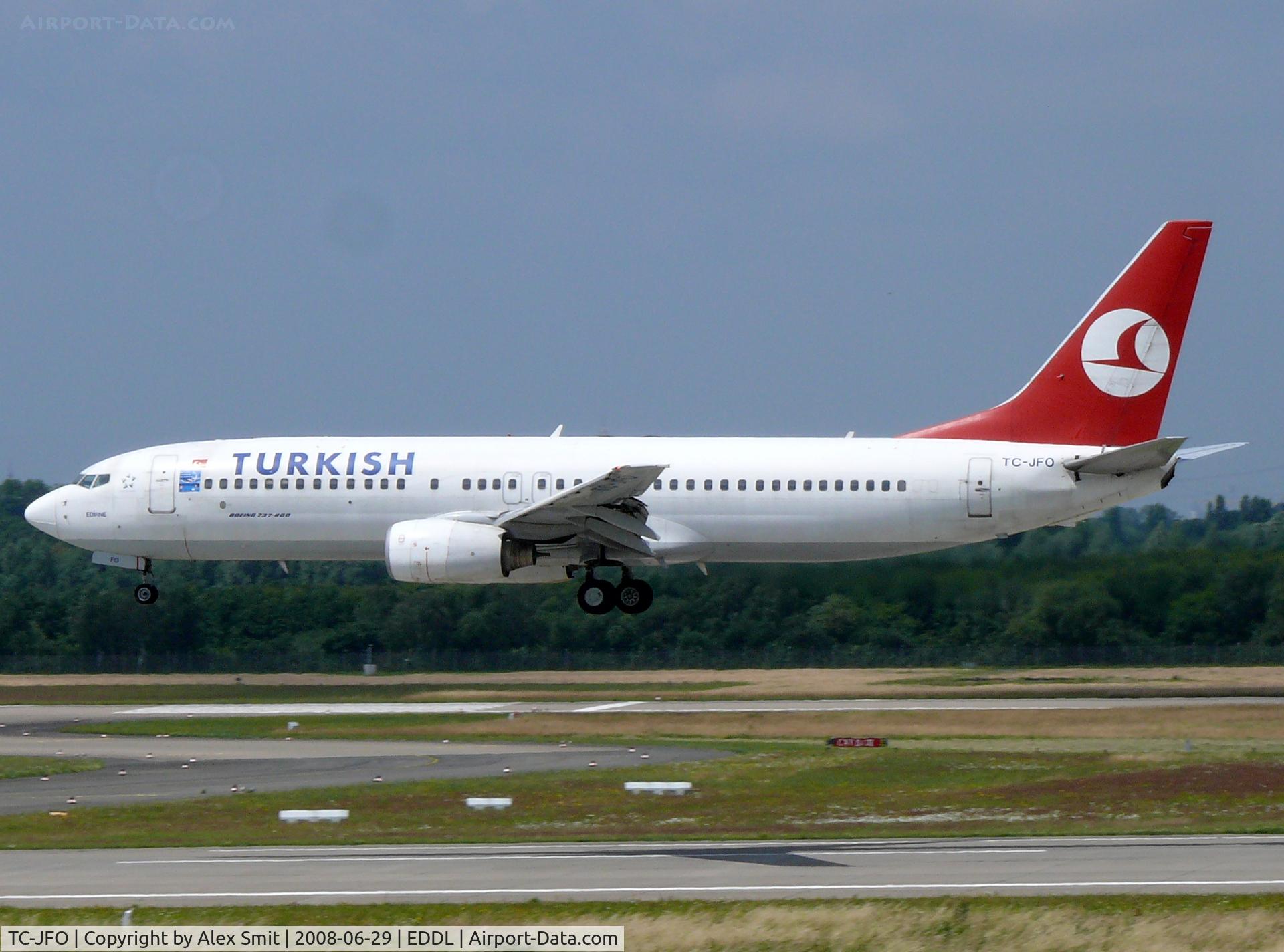 TC-JFO, 1999 Boeing 737-8F2 C/N 29777, Boeing B737-8F2 TC-JFO Turkish Airlines