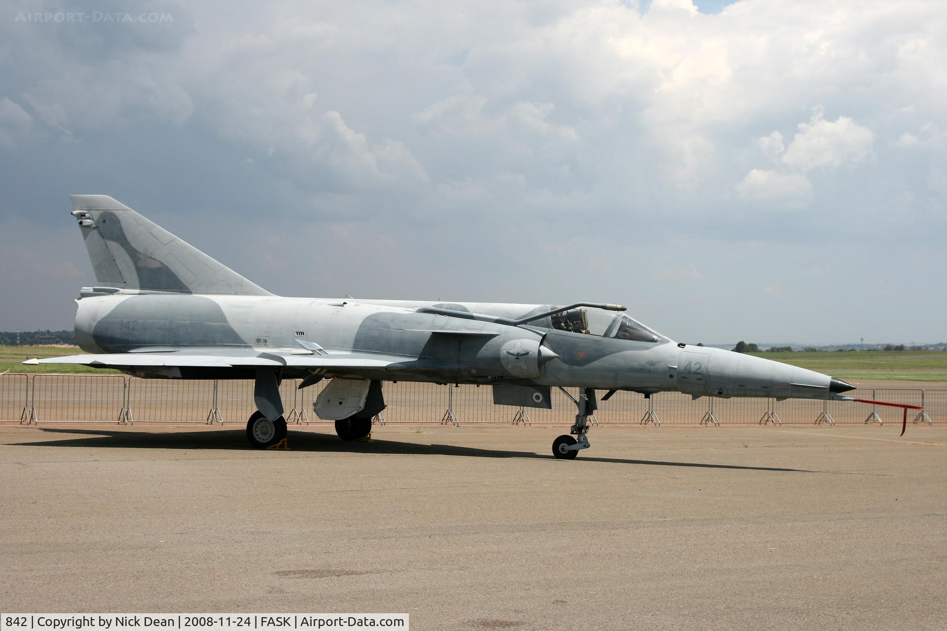 842, Atlas Cheetah E C/N 842, FASK Swartkop AFB Museum