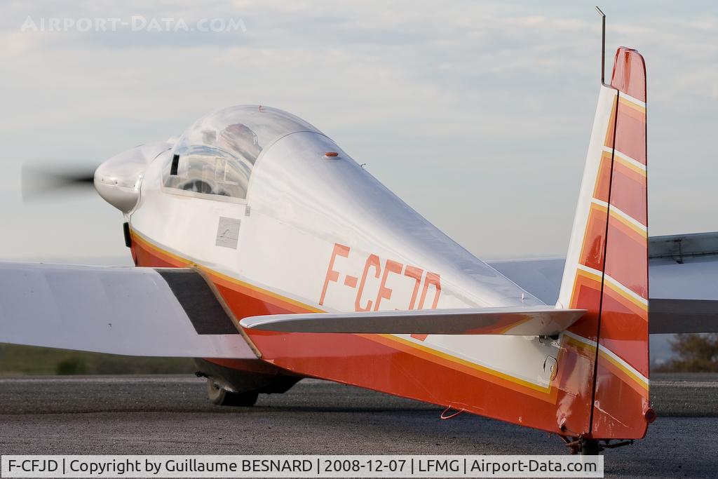 F-CFJD, Scheibe SF-28A Tandem Falke C/N 57121, Startup @ La Montagne Noire