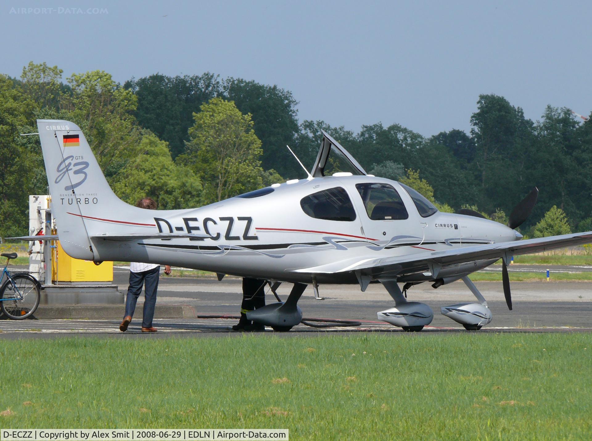 D-ECZZ, 2008 Cirrus SR22 G3 GTS Turbo C/N 2966, Cirrus Design Corp SR22-GTS3 D-ECZZ
