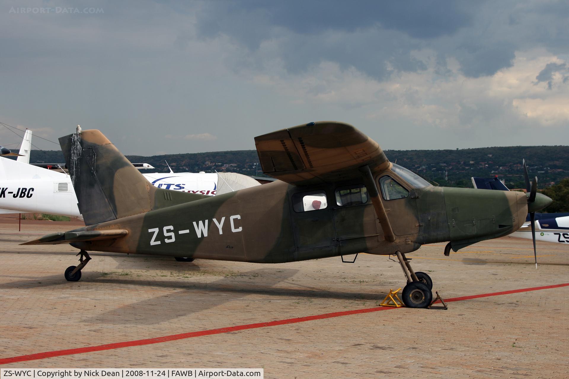 ZS-WYC, 1976 Aermacchi AL-60C-4M Kudu C/N 23, FAWB