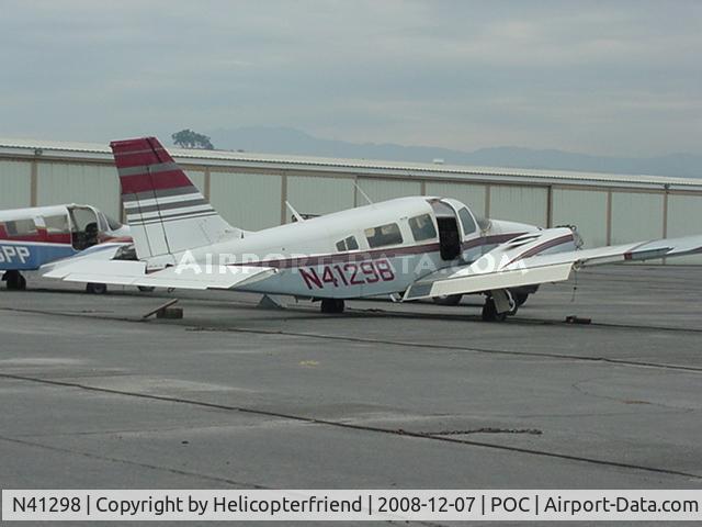 N41298, 1974 Piper PA-34-200T Seneca II C/N 34-7450106, ADP back lot at Brackett