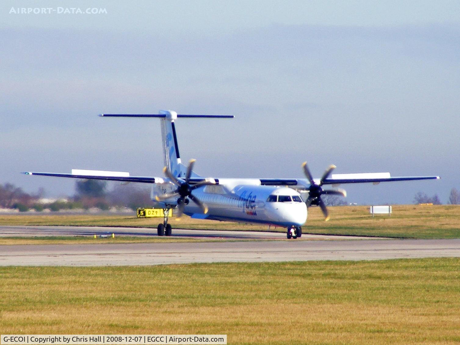 G-ECOI, 2008 De Havilland Canada DHC-8-402Q Dash 8 C/N 4224, New Dash-8 for flybe