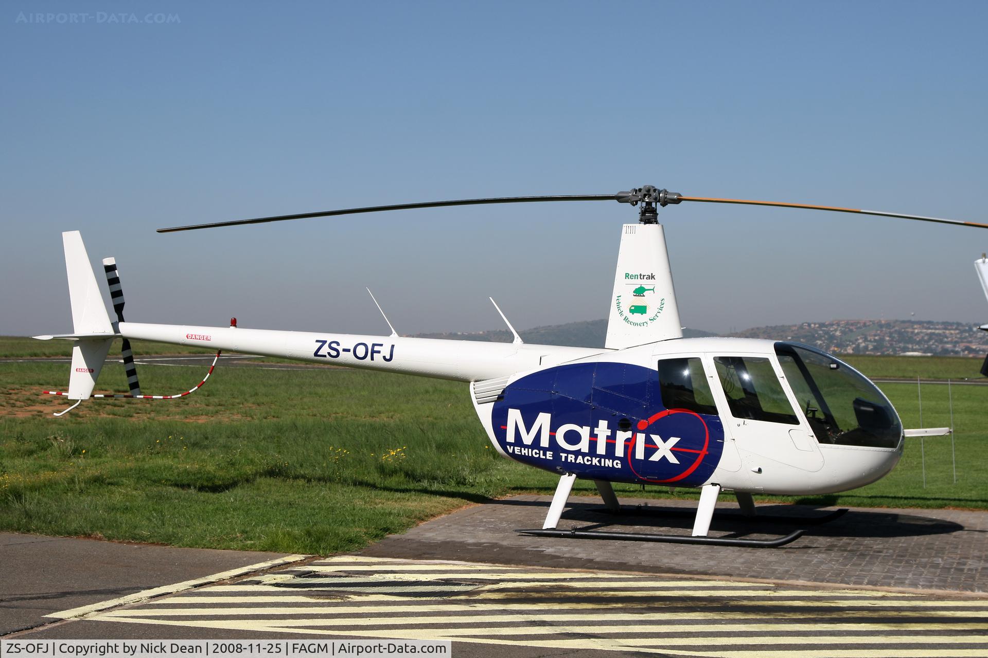 ZS-OFJ, 2006 Robinson R44 Raven II C/N 11147, FAGM