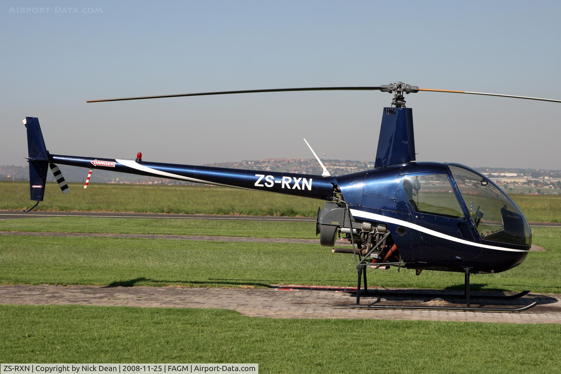 ZS-RXN, 2005 Robinson R22 Beta BII C/N 3822, FAGM