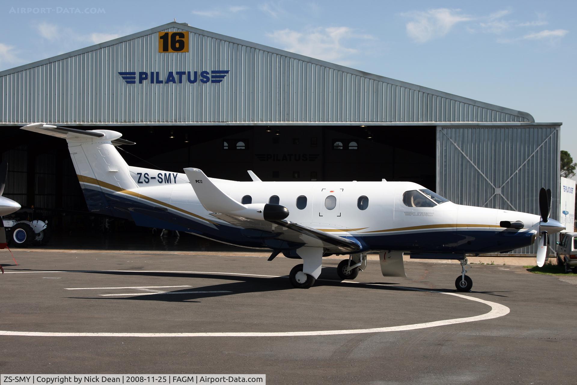 ZS-SMY, 1995 Pilatus PC-12/45 C/N 113, FAGM