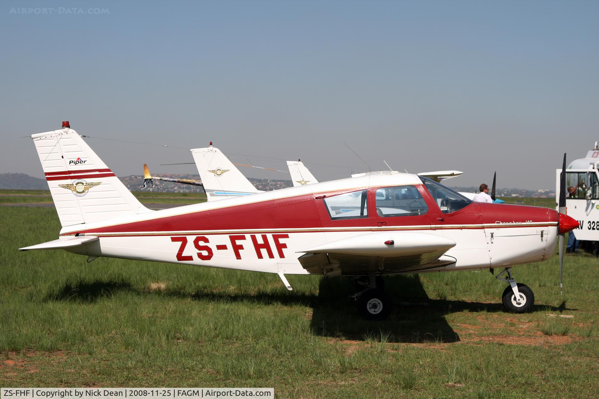ZS-FHF, Piper PA-28-140 Cherokee C/N 28-24201, FAGM