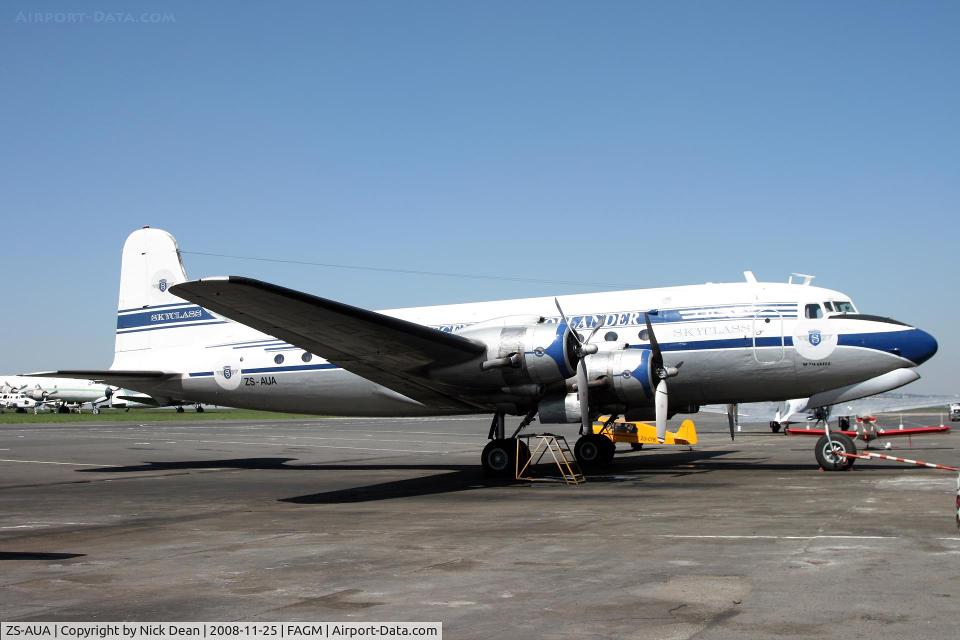 ZS-AUA, 1946 Douglas DC-4-1009 Skymaster C/N 42934, FAGM