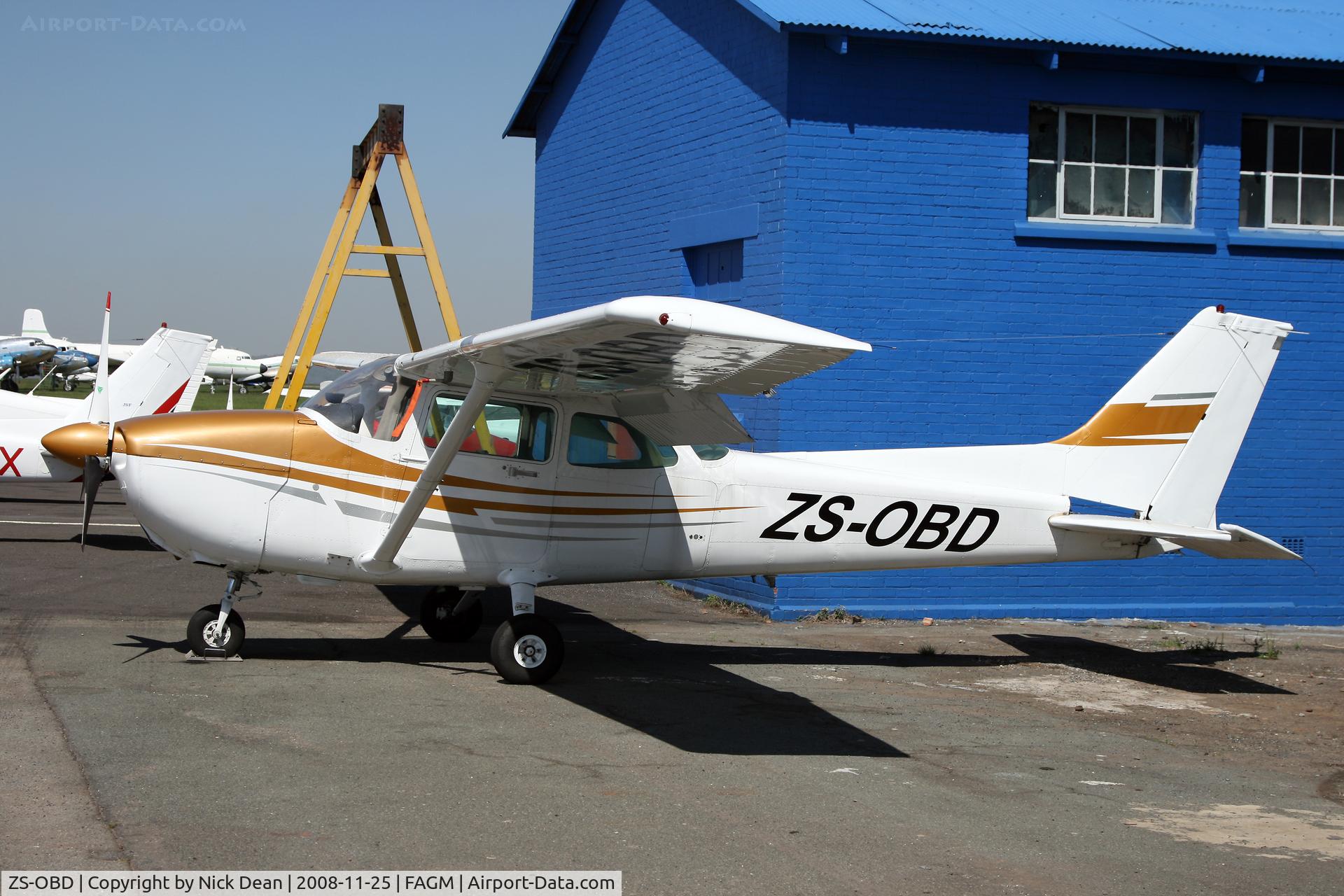 ZS-OBD, Cessna 172P Skyhawk C/N 17275121, FAGM