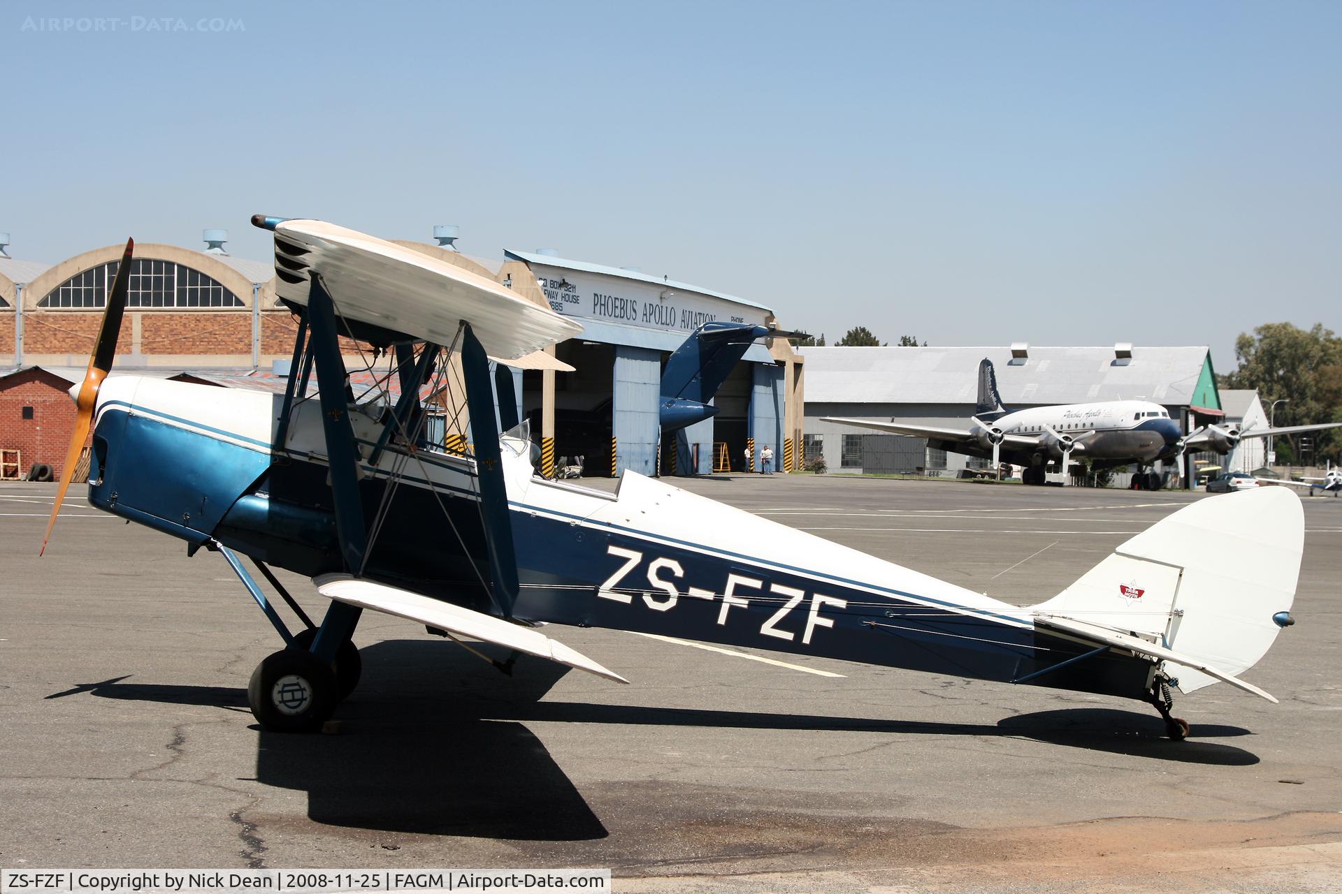 ZS-FZF, De Havilland Australia DH-82A Tiger Moth C/N DHA728, FAGM
