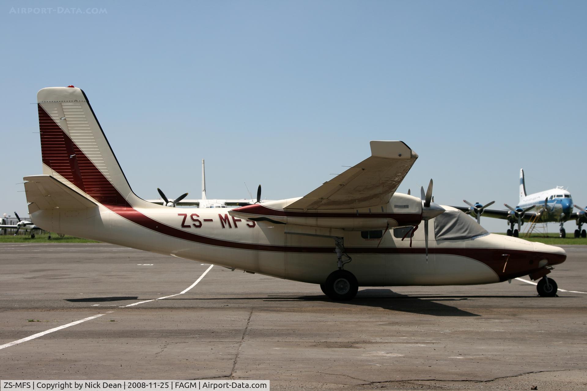 ZS-MFS, 1965 Aero Commander 500B Commander C/N 1498-176, FAGM