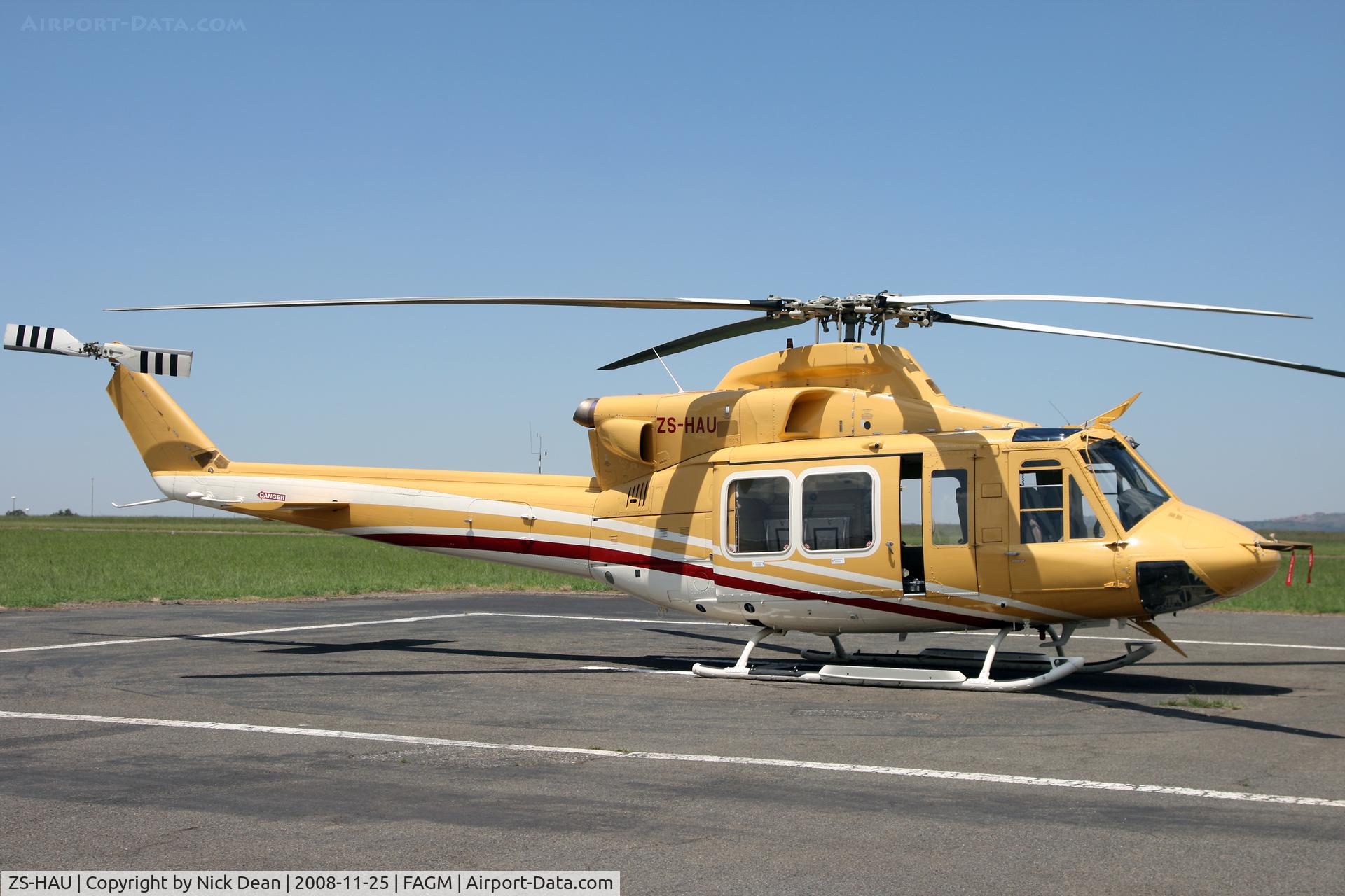 ZS-HAU, 2003 Bell 412EP C/N 36322, FAGM