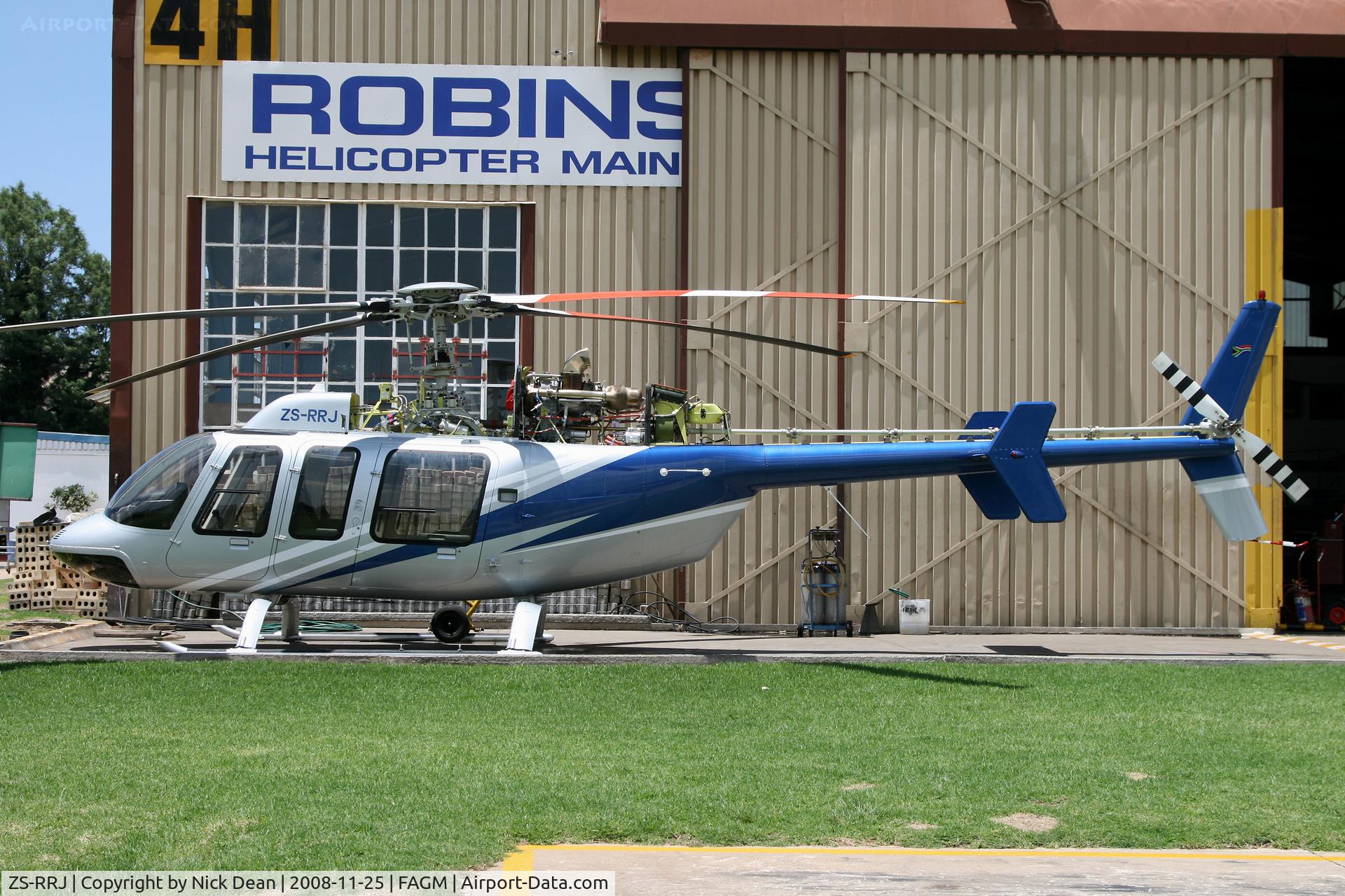 ZS-RRJ, 2007 bell 407 C/N 53794, FAGM