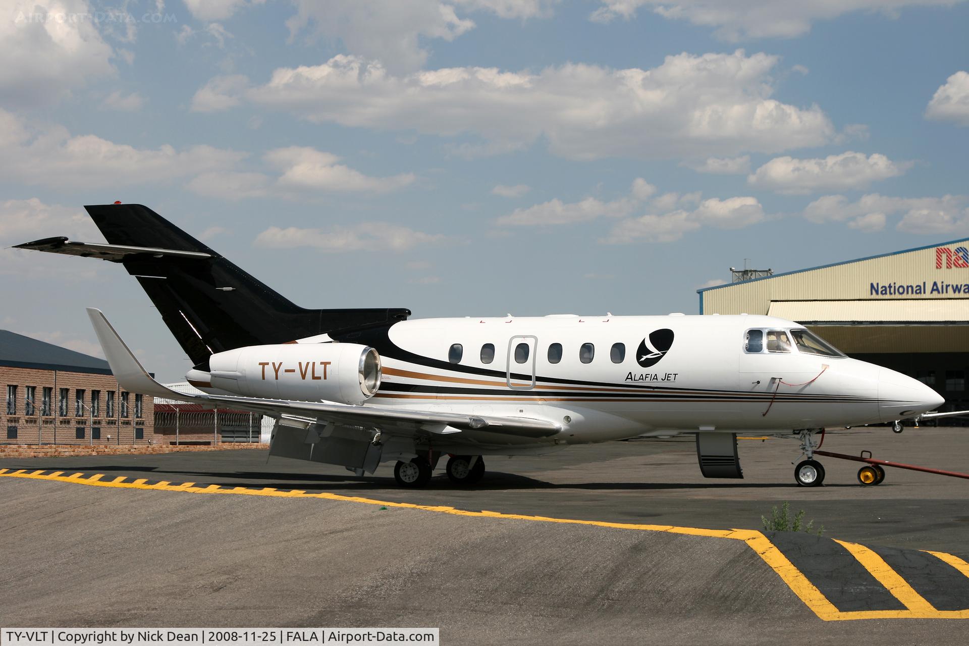 TY-VLT, 2003 Raytheon Hawker 800XP C/N 258632, FALA (frames like this, thats what Lanseria is all about!!!)