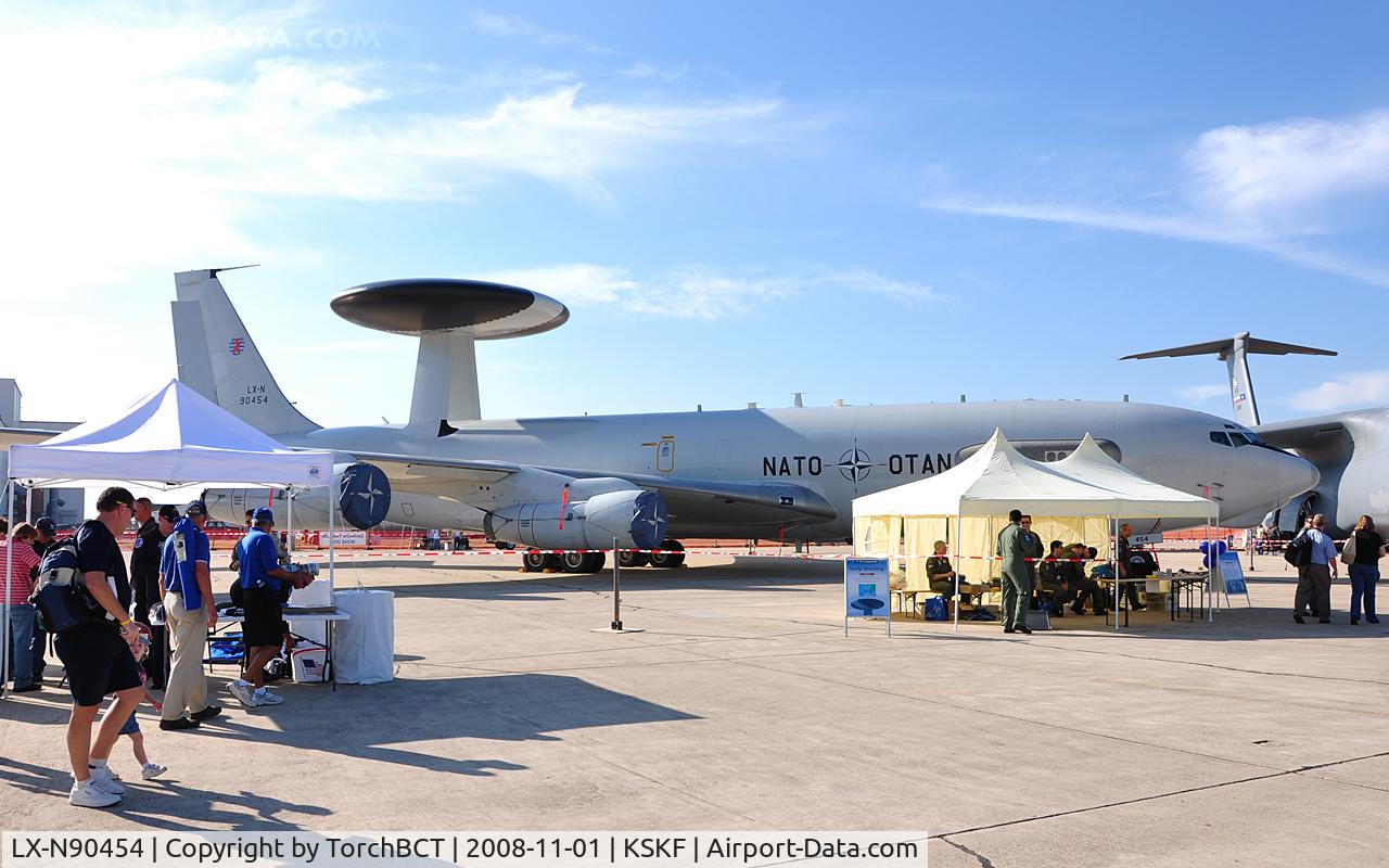 LX-N90454, 1983 Boeing E-3A Sentry C/N 22849, Former USAF 79-0454, now with Luxemborg NATO registration at Lackland Airshow 2008