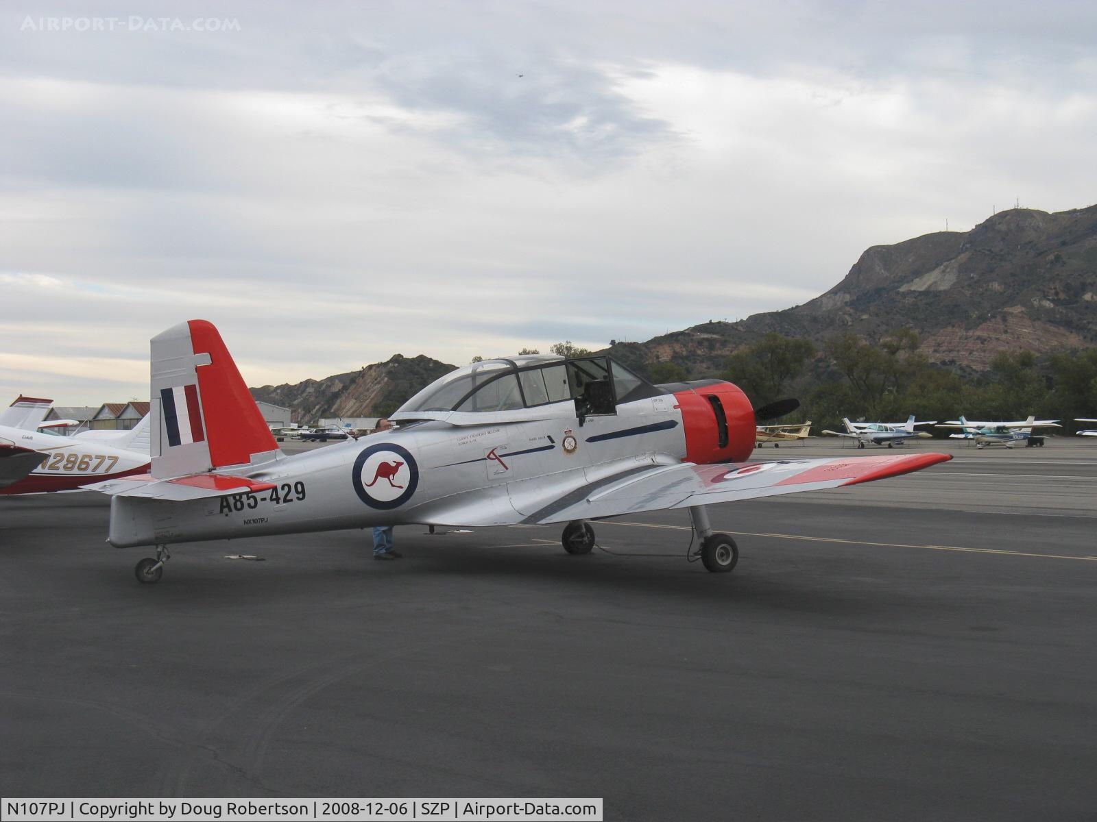 N107PJ, 1959 Commonwealth CA-25 Winjeel C/N CA25-29, 1959 Commonwealth CA-25 WINJEEL (YOUNG EAGLE), P&W R-985-AN-2 Wasp Jr. 450 Hp, max speed 186 mph, service ceiling 15,800 ft.