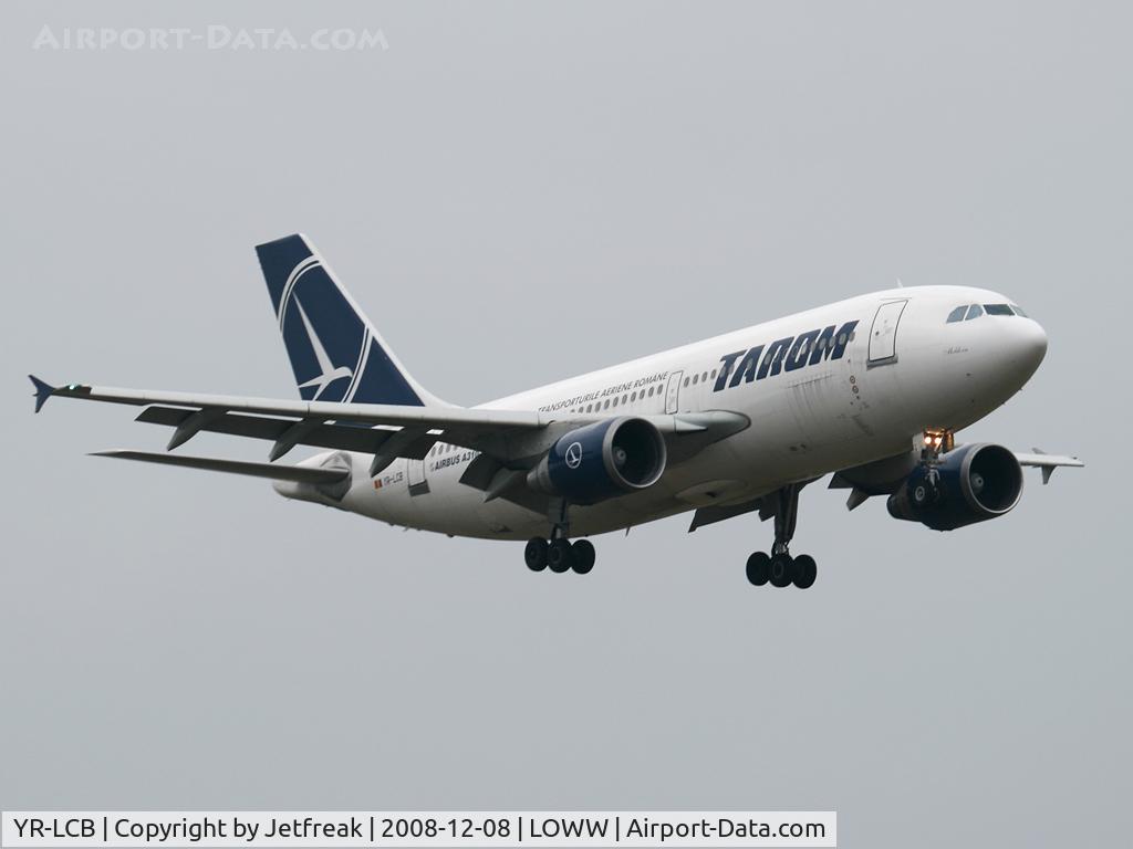 YR-LCB, 1992 Airbus A310-322 C/N 644, approaching runway 34; Tarom Airbus A310-325(ET) cn 644