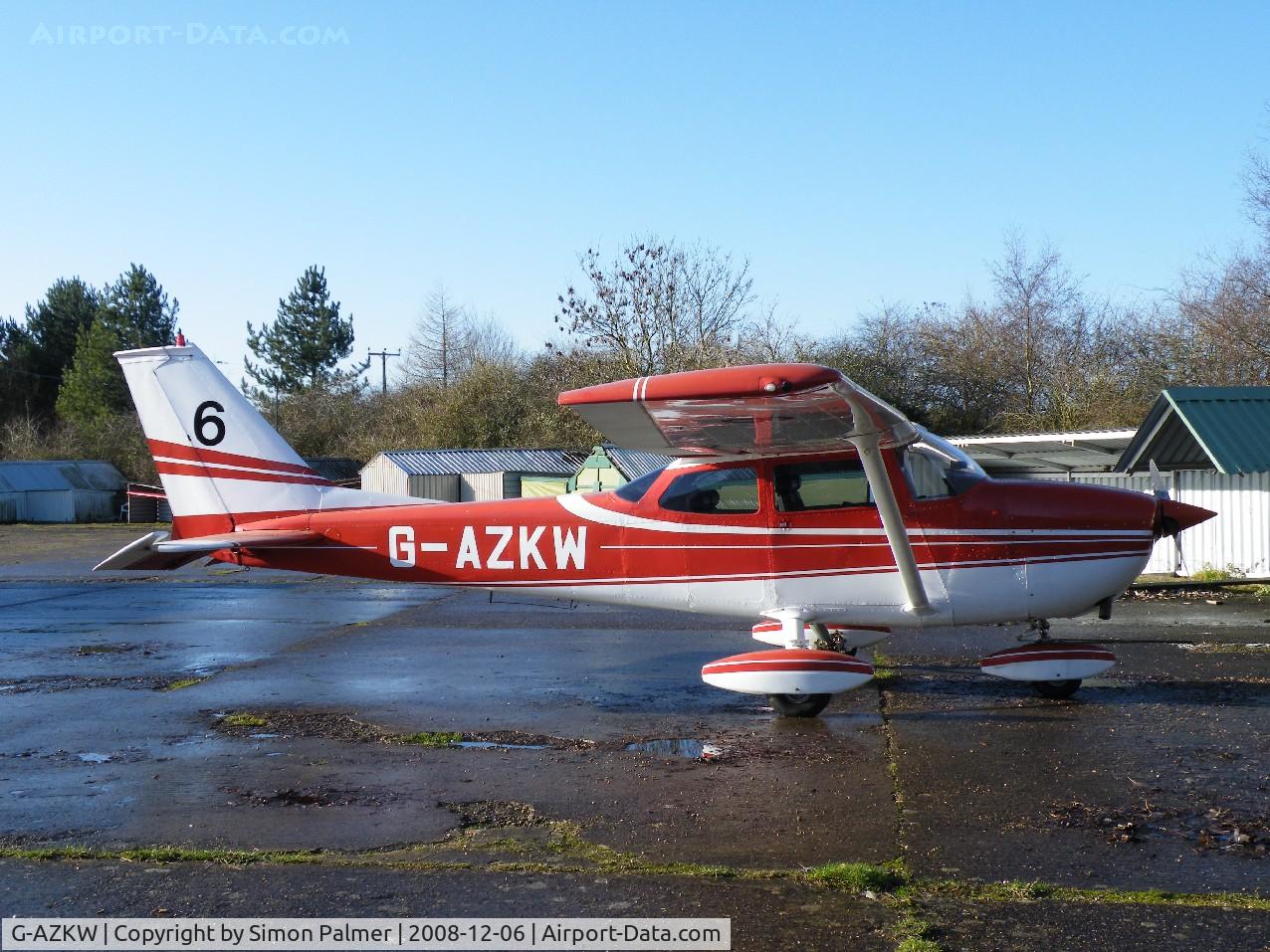 G-AZKW, 1972 Reims F172L Skyhawk C/N 0836, Cessna 172 at Hinton-in-the-Hedges