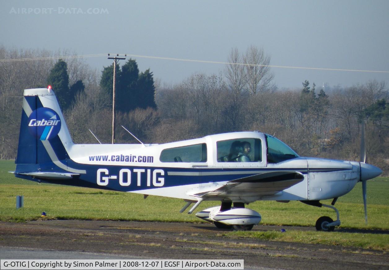 G-OTIG, 1978 Gulfstream American AA-5B Tiger C/N AA5B-0996, Tiger visiting Conington