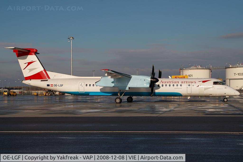 OE-LGF, 2002 De Havilland Canada DHC-8-402Q Dash 8 C/N 4068, Austrian Arrows Dash 8-400